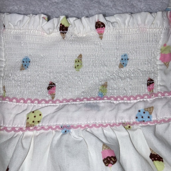 Gymboree ice cream social Flutter Sleeve Ice Cream Dress 2009 size 6/12m - Picture 3 of 9